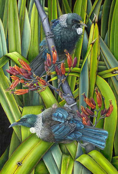 Tui in flax III