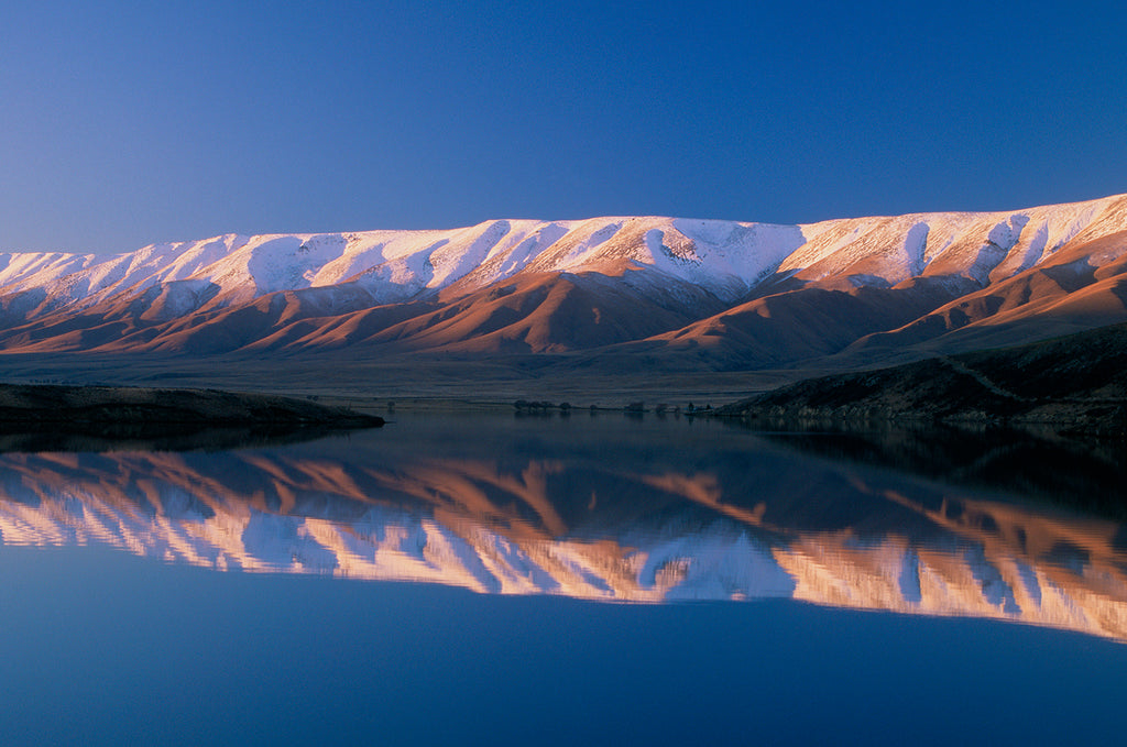 Hawkdun Range from Falls Dam
